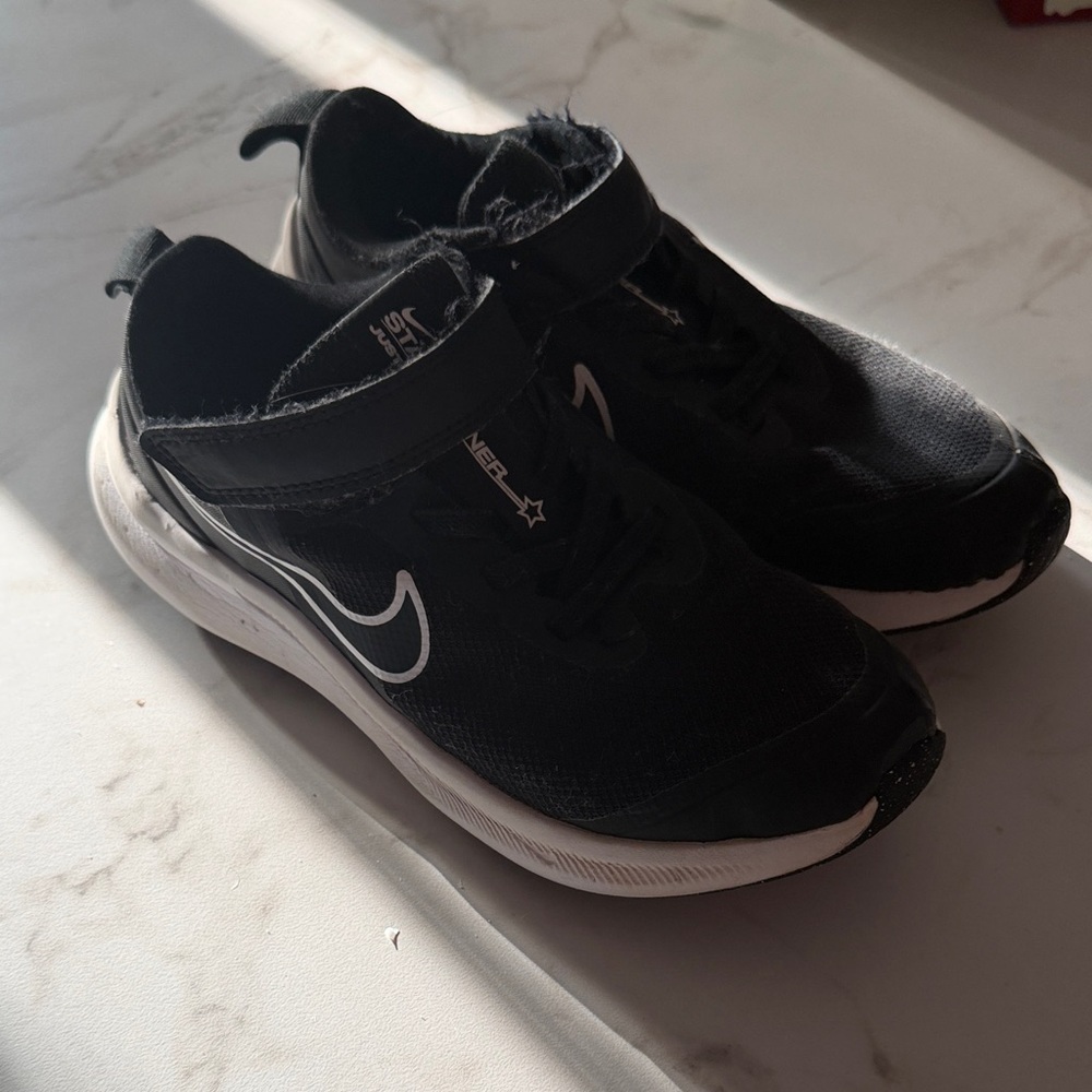 Nike Kids Black and White Sneakers